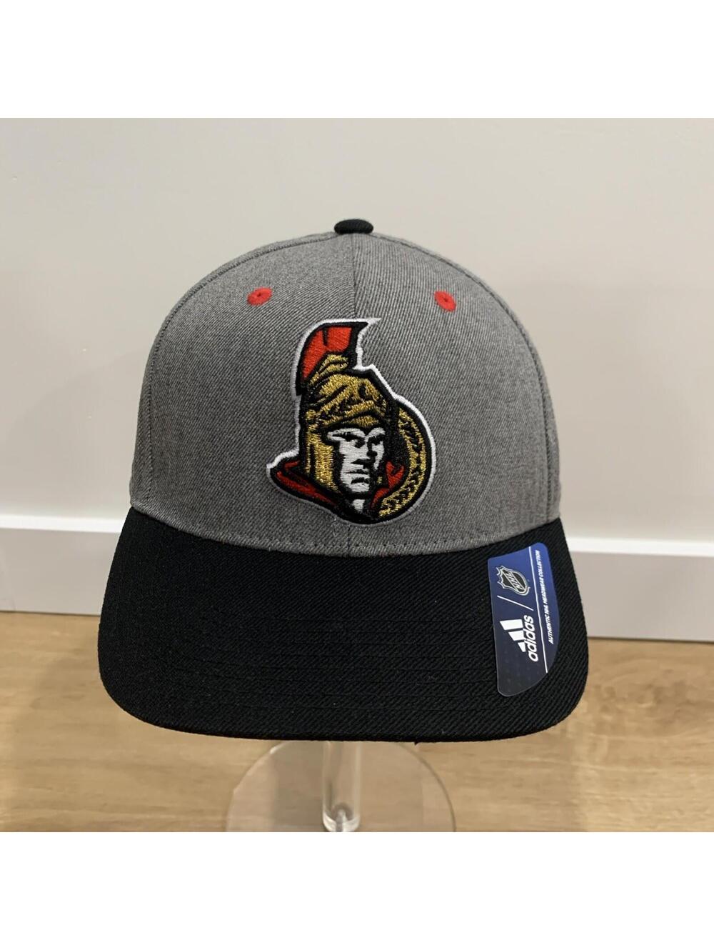 New Adidas Ottawa Senators 2017 Global Series Stockholm Cap SAP Patch Deadstock